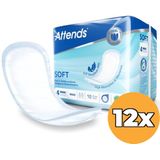 Attends - Soft - Inlegkruisjes - Ultra Mini - 20,5 cm - Anatomisch Vormgegeven