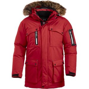 Clique - Malamute - Unisex Parka - Rood - Warme Expeditie