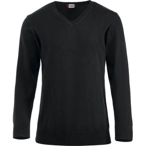 Aston heren V-neck sweater zwart