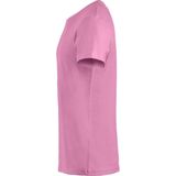 Basic-T bodyfit T-shirt 145 gr/m2 helder roze xs