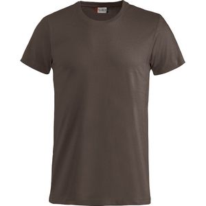 Basic-T bodyfit T-shirt 145 gr m2 dark mocca
