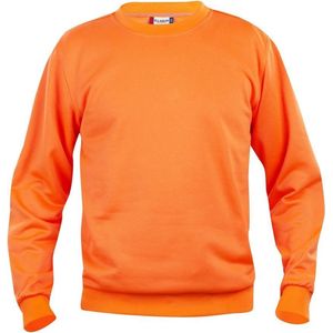 Clique Basic Roundneck 021030 - Signaal-oranje