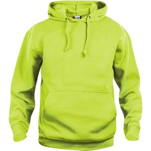 Clique Basic hoody Signaalgroen