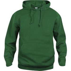 CliQue Basic Hoodie voor heren, ondoorzichtig, Groen (Bottle Green), S