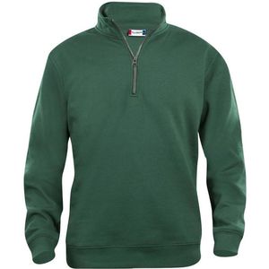 Clique Basic Half Zip 021033 - Flessen-groen