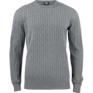 Cutter & Buck Blakely Knitted Sweater Heren 355402 - Grijs Melange