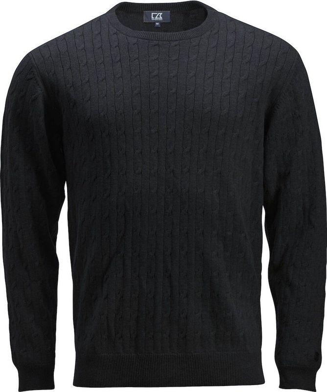 Cutter & Buck Blakely Knitted Sweater Heren 355402 - Zwart