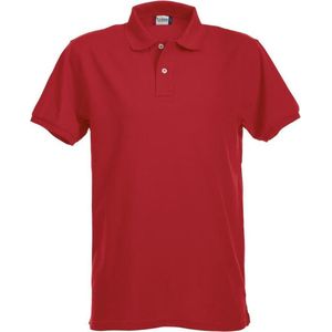 Clique Premium Heren Polo Red maat XXL