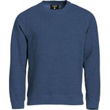 Clique Classic Roundneck 021040 - Blauw-melange