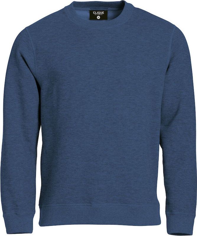 Clique Classic Roundneck 021040 - Blauw-melange