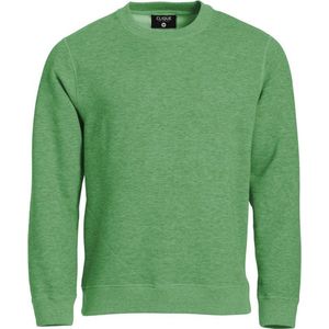 Clique Classic Roundneck 021040 - Groen-melange