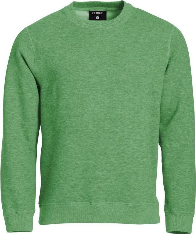 Clique Classic Roundneck 021040 - Groen-melange
