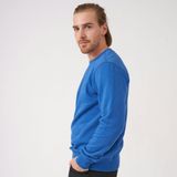 Clique - Classic Roundneck - Sweater - Antraciet Melange - Katoen/Polyester