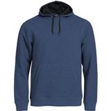 Clique Classic Hoody 021041 - Blauw-melange