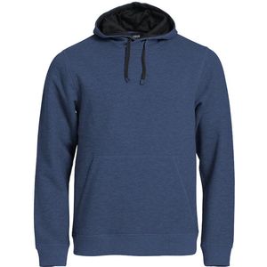 Clique Classic Hoody 021041 - Blauw-melange