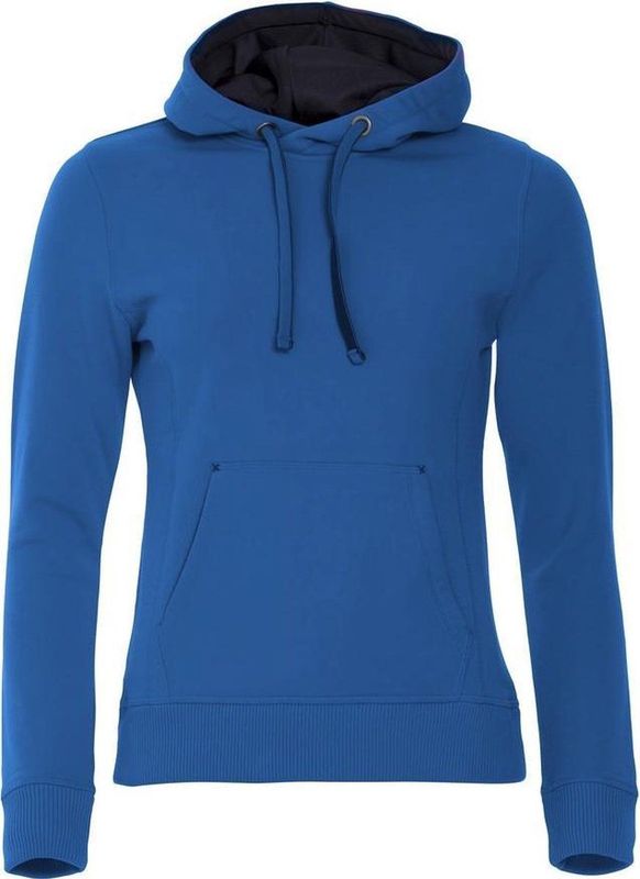 Clique - Classic Hoody - Kobalt - Sweater met Capuchon