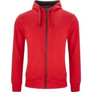 Clique - Classic Hoody Full Zip - Rood - Vest