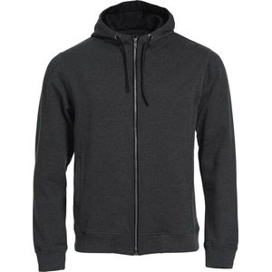 Clique Classic Hoody Full Zip 021044 - Antraciet Melange