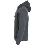 Clique Classic Hoody Full Zip 021044 - Antraciet Melange
