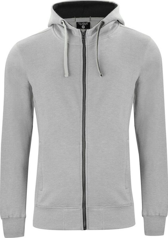 Clique Classic Hoody Full Zip 021044 - Antraciet Melange