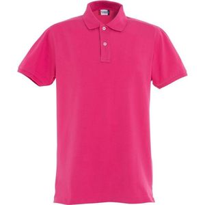 Clique Stretch Premium Polo 028240 - Helder kersen