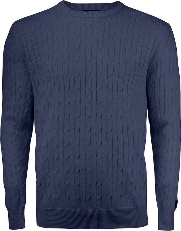 Cutter & Buck Blakely Knitted Sweater Heren 355402 - Navy Melange