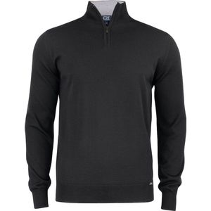 Cutter & Buck Everett HZ Sweater Heren 355420 - Zwart