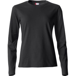 Clique - Basic-T L/S - T-shirt - Grijs-melange - Dames