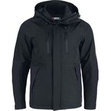 Clique - Stafford 020901 - Sportieve Unisex Jas - Dark Navy/Zwart