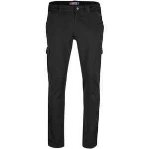 Clique Cargo Pocket Stretch 022045 - Zwart