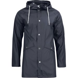 Clique - Classic Rain Jacket - Donkerblauw - Halflange Regenjas