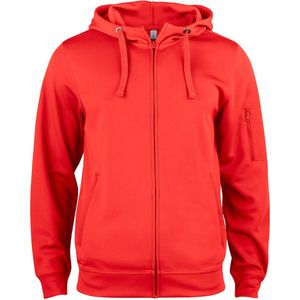 Clique Basic Active Hoody Full Zip 021014 - Rood