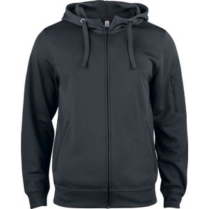 Clique Basic Active Hoody Full Zip 021014 - Zwart