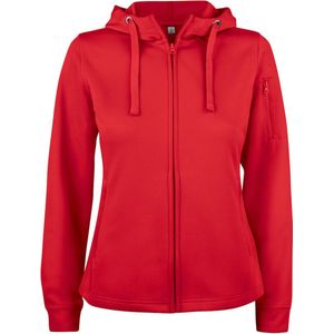 Clique Basic Active Hoody Full Zip Women 021015 - Rood
