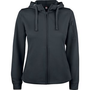 Clique Basic Active Hoody Full Zip Women 021015 - Zwart - XL