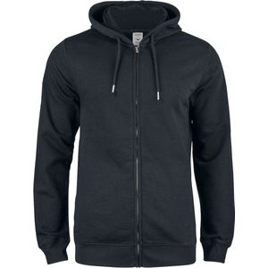 Clique Premium OC Hoody Full Zip 021004 - Zwart