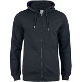 Clique Premium OC Hoody Full Zip 021004 - Zwart