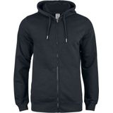 Clique Premium OC Hoody Full Zip 021004 - Zwart