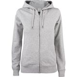 Clique Premium OC Hoody Full Zip Women 021005 - Grijs-melange