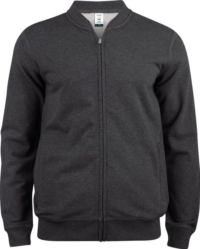 Clique Premium OC Cardigan 021006 - Antraciet