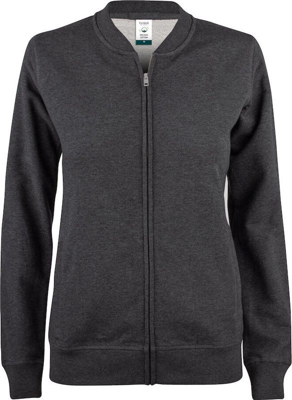 Clique Premium OC Cardigan 021006 - Antraciet