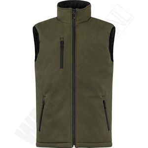 Clique - Padded Softshell Vest - Mistgroen - Gewatteerde Bodywarmer
