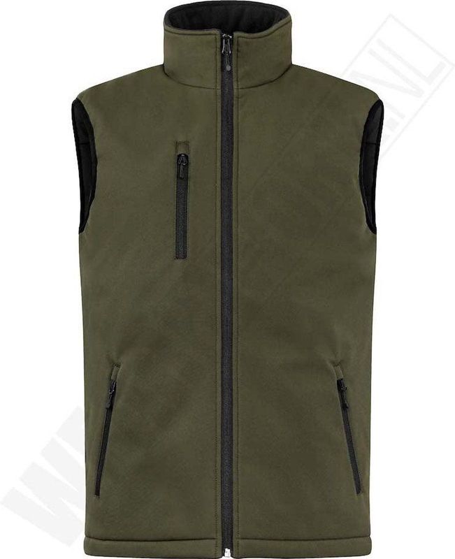 Clique - Padded Softshell Vest - Mistgroen - Bodywarmer