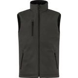 Clique - Padded Softshell Vest - Donkergrijs - Gewatteerde Bodywarmer