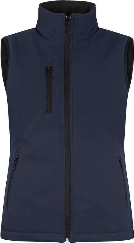 Clique - Padded Softshell Vest - Dark Navy - Gewatteerde Bodywarmer