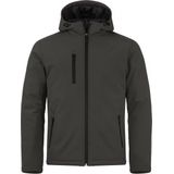 Clique Padded Hoody Softshell 020952 - Donkergrijs