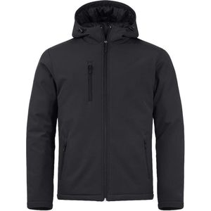 Clique Padded Hoody Softshell 020952 - Donkergrijs