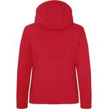 Clique Padded Hoody Softshell Dames Rood maat XS