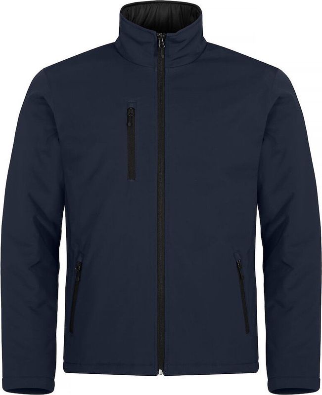 Clique - Padded Softshell - Jack - Zwart