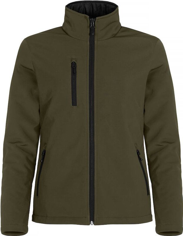 Clique - Padded Softshell Jacket - Mistgroen - Gewatteerd Jack
